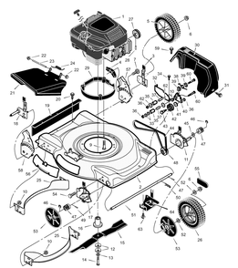 Part Location Diagram of F-000503L Briggs and Stratton Instruction Book